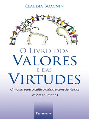 cover image of O livro dos valores e das virtudes